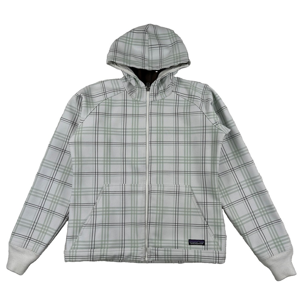Vintage Patagonia Slopestyle Hoody 2.0 Jacket Women's Medium Green Plaid